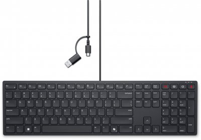 DELL  Clavier filaire de collaboration Pro - KB525C - fran&ccedil;ais (AZERTY) - Neuf