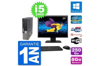 DELL  Optiplex 7010 USFF 22"" Core I5 3,1 GHz - HDD 250 Go - 8 Go AZERTY