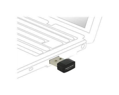 DELOCK  12461 Carte r&eacute;seau WLAN 433 Mbit/s
