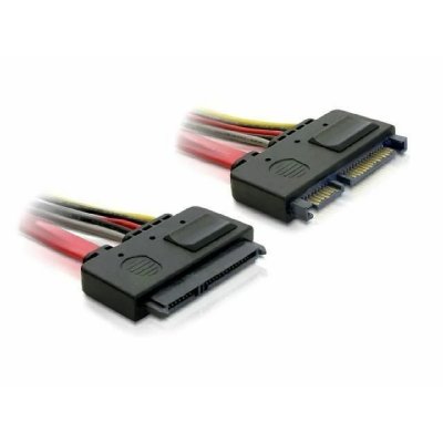 DeLOCK 84361 cable d'extension SATA 22 pin male vers SATA 22 pin femelle 50 cm