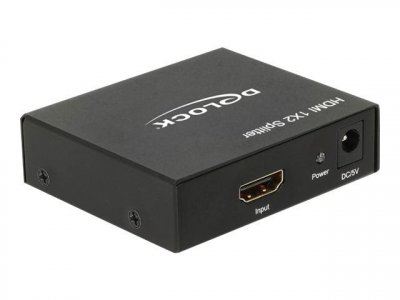 DELOCK  87701 r&eacute;partiteur vid&eacute;o HDMI 2X HDMI