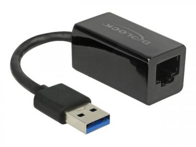 DELOCK  Adaptateur r&eacute;seau USB 3.1 Gen 1 Gigabit Ethernet x 1 noir