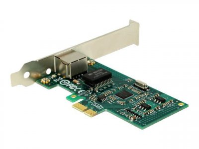 DELOCK  Carte r&eacute;seau PCI Express avec Ethernet Gigabit