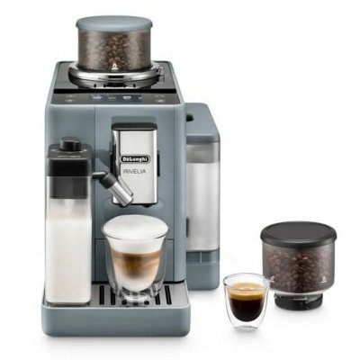 DELONGHI  Rivelia Cafetera Superautom&aacute;tica con Molinillo 19 Bares Gris