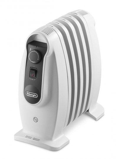 DELONGHI D&egrave;longhi TRNS 0505M RADIADOR TRNS0505M Mini 500W, 500 W, Silver