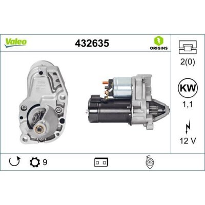 VALEO D&eacute;marreur  432635