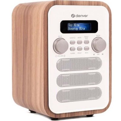 DENVER  DAB-48 - Radio portative DAB - 2.5 Watt - blanc