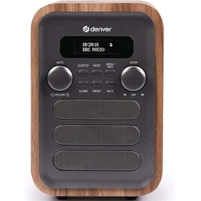 DENVER  DAB-48 - Radio portative DAB - 2.5 Watt - gris