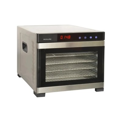 KITCHEN CHEF D&eacute;shydrateur Inox 6 Plateaux Secco6pro