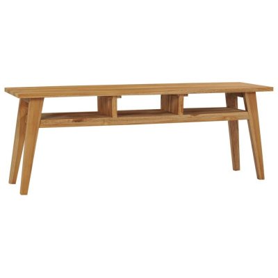 VIDAXL Design Classique Meuble Tv 120x35x45 Cm Bois De Teck Massif-467028