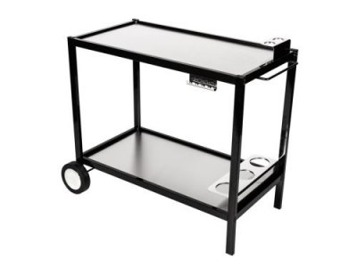 SOMAGIC Desserte simple et pratique en acier - Noir - 106.5 x 58 x 86.5 cm