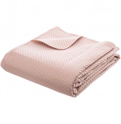 ATMOSPHERA Dessus de Lit Dolce Rose  cr&eacute;ateur d'int&eacute;rieur - Rose