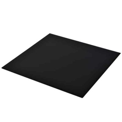 VIDAXL Dessus de Table de Salle &agrave; Manger Jardin Carr&eacute; Verre Tremp&eacute; 700x700 mm