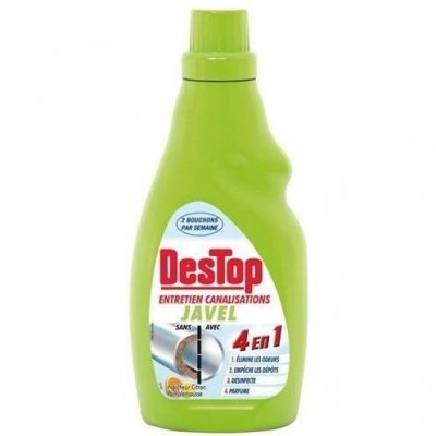DESTOP  Entretien des canalisations Javel 750 ml Flacon