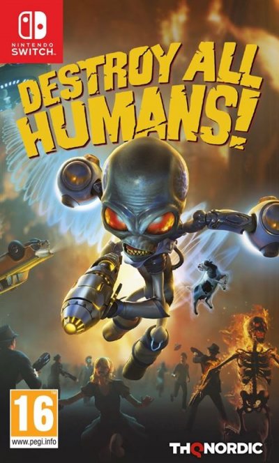 JUST FOR GAMES Destroy All Humans Remake! Jeu Switch