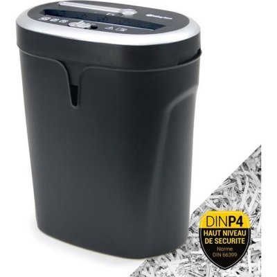 WAYTEX Destructeur De Documents Coupe Crois&eacute;e 10 Feuilles Cd Dvd Bac De 21l
