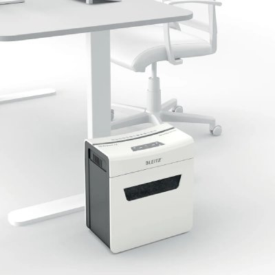 LEITZ Destructeur de documents iq protect premium 6x, blanc