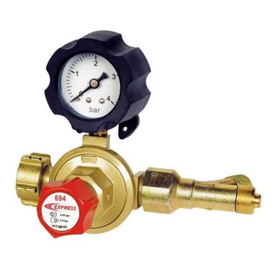 GUILBERT EXPRESS D&eacute;tendeur propane variable 2 &agrave; 4 bar avec manom&egrave;tre - 