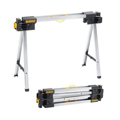 DEWALT  - 2 Tr&eacute;teaux pliables charge maxi jusqu'&agrave; 900 kg