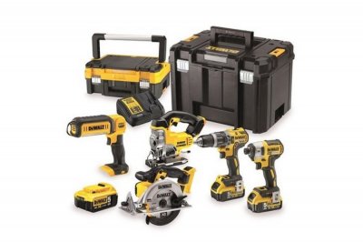 DEWALT  - Kit de 5 outils 18V 5Ah Li-Ion en coffret - DCK551P3T