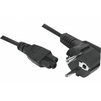 DEXLAN  Cordon &eacute;lectrique secteur tripolaire pour PC 1.8 m Noir