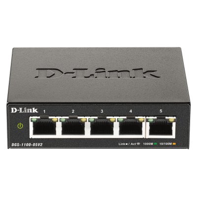 D LINK Dgs-1100-05v2/e 5 ports 10/100/1000 mo/s poe noir