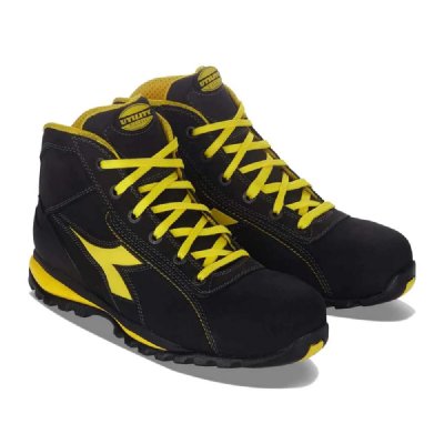 DIADORA  Glove Ii High S3 Hro, Chaussures de travail mixte adulte, Noir (Nero), 38 EU