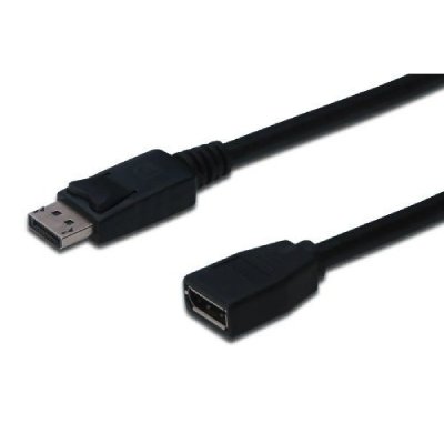 DIGITUS  AK-340200-020-S c&acirc;ble DisplayPort 2 m Noir AK-340200-020-S