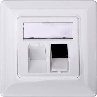 DIGITUS  DN-93801-1 prise de courant RJ-45 Blanc, Bo&icirc;te de jonction