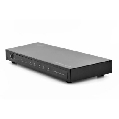 DIGITUS  DS-43302 r&eacute;partiteur vid&eacute;o HDMI 8x HDMI, Repartiteur HDMI