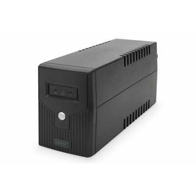DIGITUS  Line-Interactive UPS 600VA/360W Batterie de 12&nbsp;V/7&nbsp;Ah&nbsp;x&nbsp;1 2X CEE 7/7 AVR RJ-11 &Eacute;cran LED