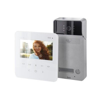 DIO CONNECTED HOME  CHACON Visiophone filaire Multiappartements 4.3''