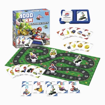  Diset Game 1000 Km Mario Kart Board Game Multicolore