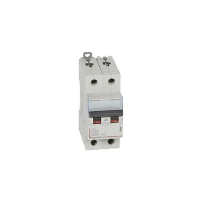 LEGRAND Disjoncteur DX&sup3;6000 10kA arriv&eacute;e haute/d&eacute;part bas vis 2P 32A courbe C - 2 mod