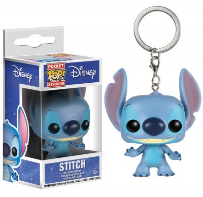 FUNKO Disney - Figurine Pocket Pop Porte Cl&eacute; Stitch 4cm 