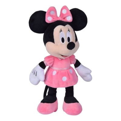 SIMBA Disney - Minnie, 25 cm, Robe Rose, Peluche, &agrave; partir de 0 Mois