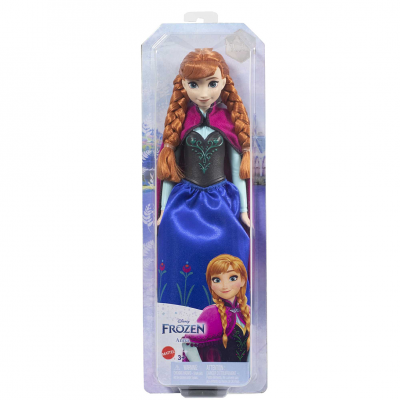 MATTEL Disney Princess Frozen Anna Traveler Doll Violet
