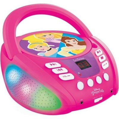 LEXIBOOK DISNEY PRINCESS - Lecteur CD Bluetooth - Effets Lumineux