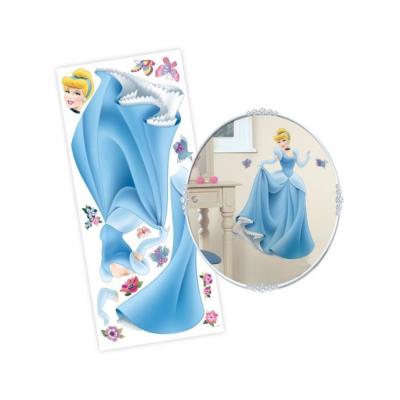 Disney Princesses - Grand sticker mural repositionnable Cendrillon