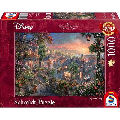 SCHMIDT SPIELE DISNEY Puzzle Lady and the Tramp - 1000 pieces 