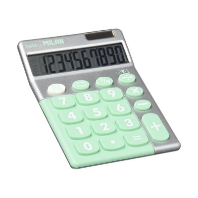  Display box 6 calculateurs argent 10 chiffres milan E3-64208
