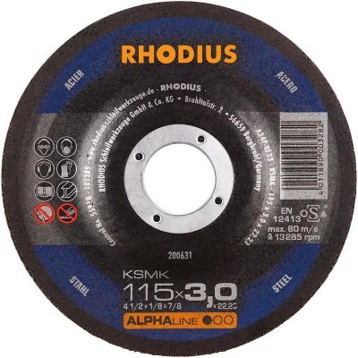 RHODIUS Disque &agrave; tron&ccedil;onner metal 125 mm  ksmk 125 x 3 x 22.2 mm 200636