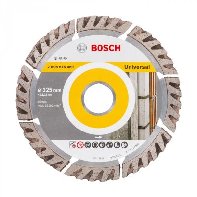 Disque D Pro pour multimati&egrave;re BOSCH PROFESSIONAL, Diam.125 mm,