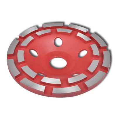 VIDAXL Disque de broyage diamant&eacute; &agrave; double ligne 125 ou 180 mm Vida XL