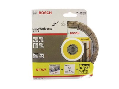 BOSCH Disque Diamant Multi-materiaux Expert 125x22.23x2.2x12mm