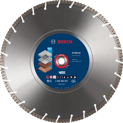 BOSCH Disque Diamant Multi-materiaux Expert 400x20/25.40x3.3x15mm