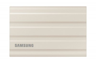 SAMSUNG Disque dur SSD externe  Portable T7 Shield 2 To beige 