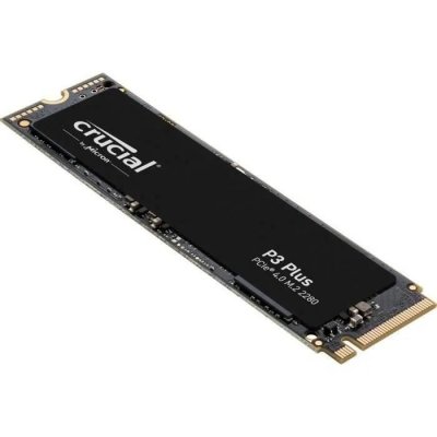 CRUCIAL Disque ssd interne  p3 plus m.2 nvme 4 to noir CT4000P3PSSD8