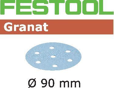 FESTOOL Disques abrasifs stickfix 6 trous diam&egrave;tre 90 mm grain 40 bo&icirc;te de 50