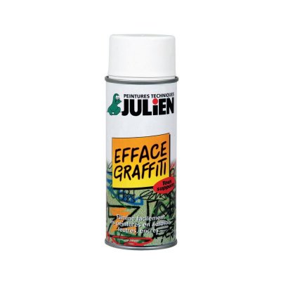 JULIEN Dissolvant a&eacute;rosol OT'Tag efface graffiti  incolore 400ml